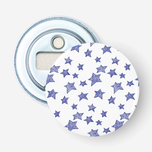 手書きのクリスマススター 栓抜き (正面)