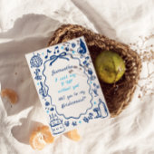 手書きのシャンパンの花嫁の提案 招待状