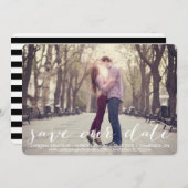 手書きのスクリプトでおふたりの特別な日をアナウンス 招待状 (正面/裏面)