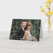 手書きのスクリモダンプトサンキューカード カード (黄色い花)