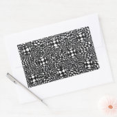 手書きのステッカー 長方形シール (封筒)