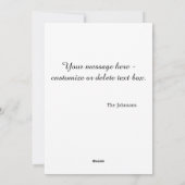 手書きのチャルクボードハッピーホリデーズ5x7カード シーズンカード (裏面)