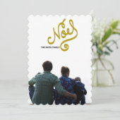 手書きのノエル シーズンカード (スタンド正面)