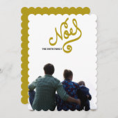 手書きのノエル シーズンカード (正面/裏面)