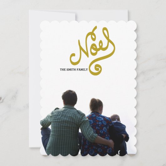 手書きのノエル シーズンカード (正面)