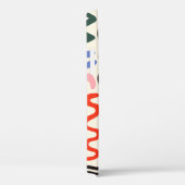 手書きのブラシパターン、ジグザグ、線、曲線 Case-Mate iPhoneケース (裏面 / 右)