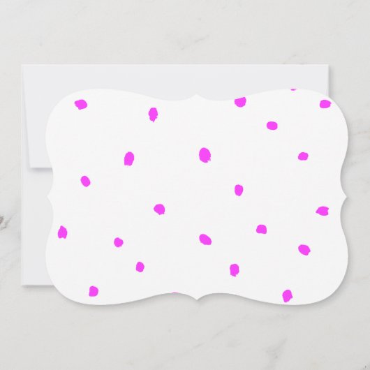 手書きのベビーの誕生の発表の写真カード 案内状 (裏面)