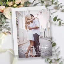手書きのモダンな結婚式のプロポーズ写真