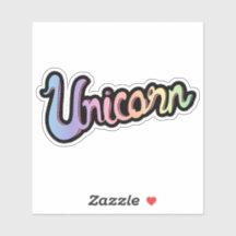 手書きのユニコーン書