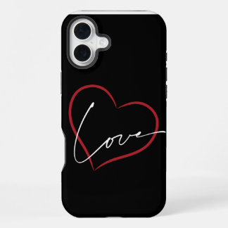 手書きのラブポスター iPhone 16 PLUSケース