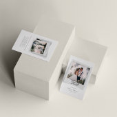 手書きの写真結婚ありがとう ノートカード