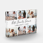 手書きの友最高の人6枚の写真ブロック。 フォトブロック (左)