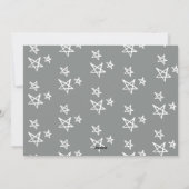 手書きの台本ハッピー・ニュー・イヤー・ホリデー・フォト シーズンカード (裏面)