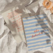 手書きの奇妙な結婚式の詳細 エンクロージャーカード