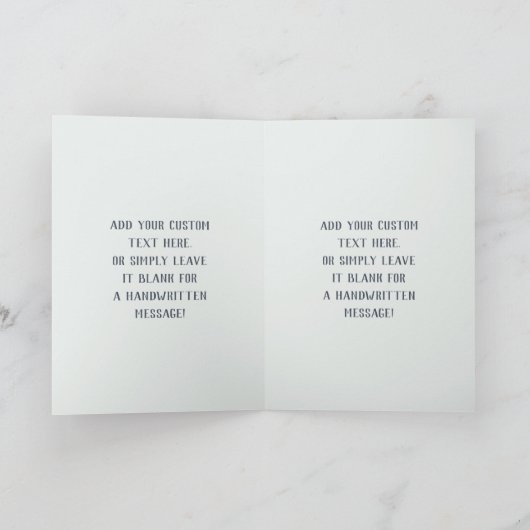 手書きの孫が命を救う引用文 カード (内部)