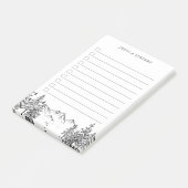 手書きの山To-Doリストのポストイットのメモ ポストイット (アングル)