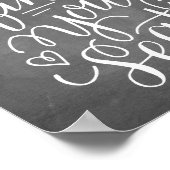 手書きの席札 お願い ご着席ください ポスター (角)