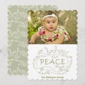 手書きの平和休日 シーズンカード (正面/裏面)