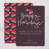 手書きの幸せな休日 シーズンカード (正面/裏面)