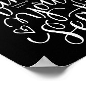 手書きの座席札 こちらにお席をご確認ください ポスター (角)