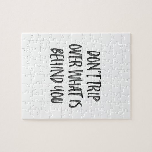 手書きの感動的やる気を起こさせる引用文 ジグソーパズル (横)