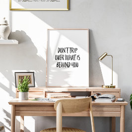 手書きの感動的やる気を起こさせる引用文 ポスター