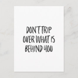 手書きの感動的やる気を起こさせる引用文 ポストカード