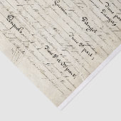 手書きの手紙のティッシュペーパー 薄葉紙 (詳細)