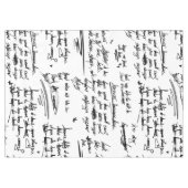 手書きの文字 スクリプト 落書き お絵かき テーブルクロス (正面(横))