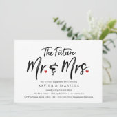 手書きの未来ミスター&ミセス・婚約パーティ 招待状 (スタンド正面)
