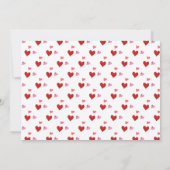 手書きの未来ミスター&ミセス・婚約パーティ 招待状 (裏面)