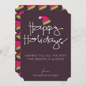 手書きの楽しい休日 シーズンカード (正面/裏面)