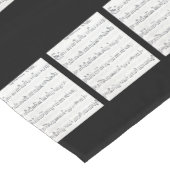 手書きの楽譜はテーブルのランナーに注意します ショートテーブルランナー (コーナー)