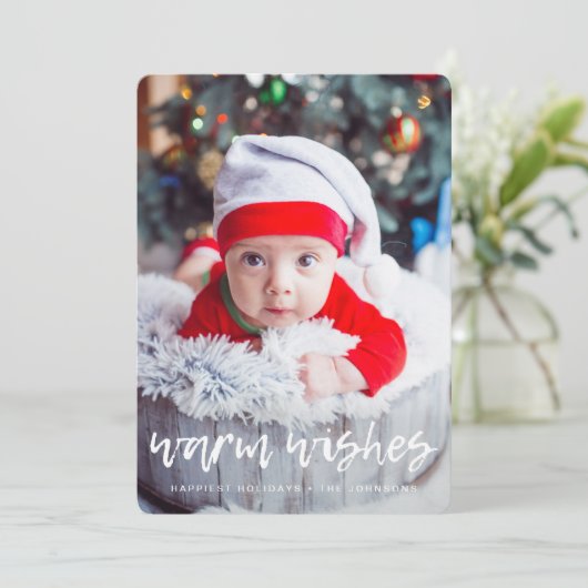 手書きの温かい願い写真 シーズンカード (スタンド正面)