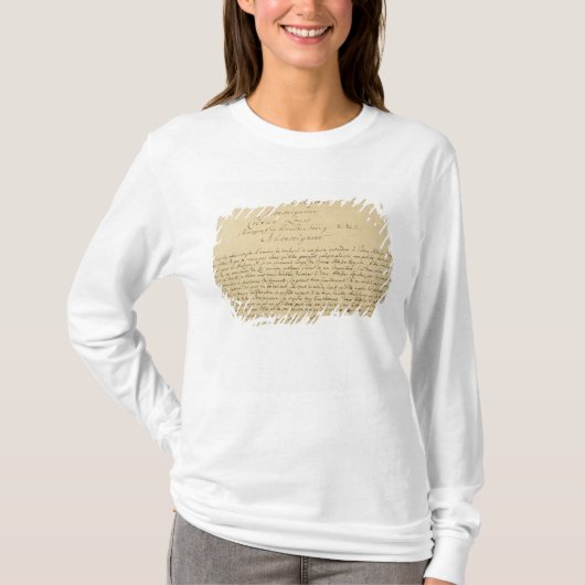 手書きの献呈の「Brandenburgerのコンチェルト Tシャツ (正面)