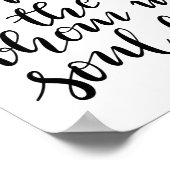 手書きの看板が見結婚つかった ポスター (角)