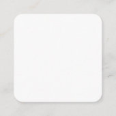 手書きの筆記体スクリプト付きQRコード エンクロージャーカード (裏面)
