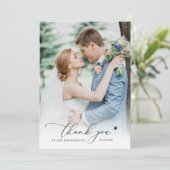 手書きの結婚台本感謝してい君 サンキューカード (スタンド正面)