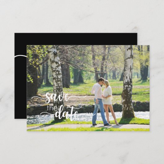 手書きの結婚式の日付カードの保存 セーブザデート