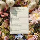 手書きの緑の花嫁のことを一番よく知っている人カード 招待状