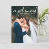 手書きの脚本写真We得カ結婚したード サンキューカード (スタンド正面)