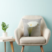 手書きの装飾用クッションでliliyオランダカイウ クッション (椅子)