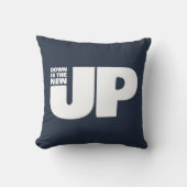 手書きの言葉フレーズをダウンは新しいアップ クッション (正面)