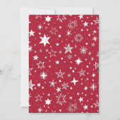 手書きの願い | クリスマスの写真コラージュ 招待状 (裏面)