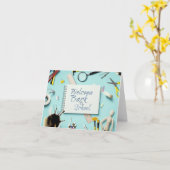 手書きの「ようこそ新学期」 カード (黄色い花)