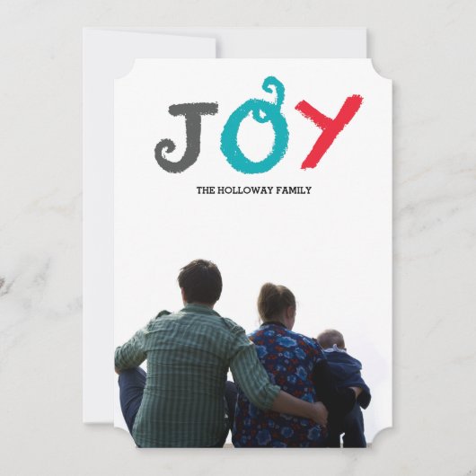 手書きの JOY (正面)