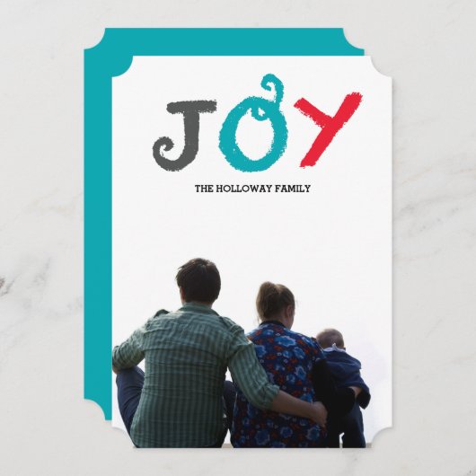 手書きの JOY (正面/裏面)