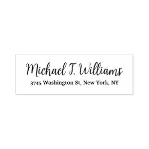 手書きはっきりしたミニマクラシカルエレガントリスト セルフインキングスタンプ