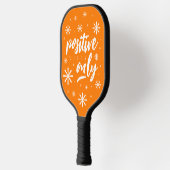 手書きアップビート前向きビアのみ ピックルボールラケット (左)