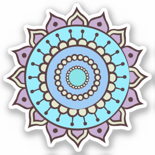 手書きアートワークカスタムのカットビニールシール シール (正面)